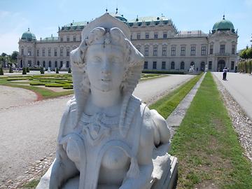 Sphinx, Schlosspark Belvedere