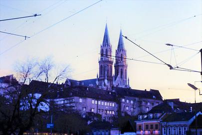 Klosterneuburg, beginnender Winterabend