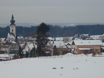Arnsdorf (Lamprechtshausen) im Winter