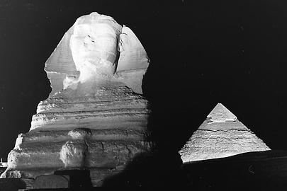 Große Sphinx und Chephren-Pyramide