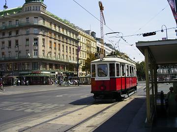 Straßenbahn aus dem alten Wien