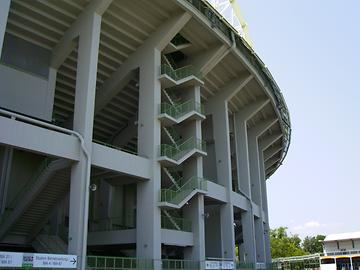 Detail des Ernst-Happel-Stadion (Praterstadion), Stiegenhaus
