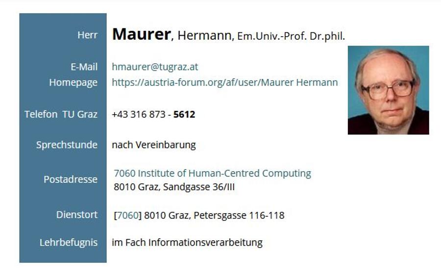 officila entry Maurer