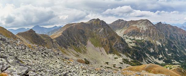 Blickrichtung Liesingtörl, Schrimpfkogel und Kerschkern