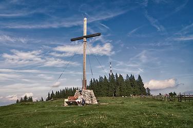 Beim Gipfelkreuz