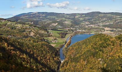 Stubenberg mit See von der Geierwand aus gesehen