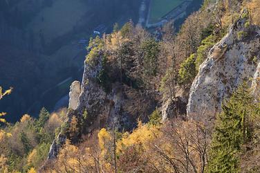 Tiefblick zur Raab bei Arzberg