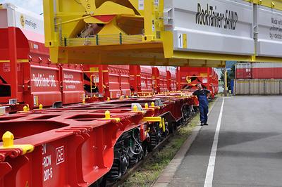 Das Tragwagen-System erlaubt vielfältige Aufsätze. (Foto: Innofreight Solutions)