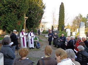 Gräbersegnung, Wien 2013. Foto: Doris Wolf