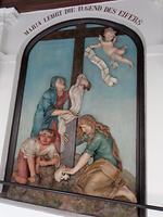 Kalvarienbergkirche Hernals, Relief, Foto: Doris Wolf width=