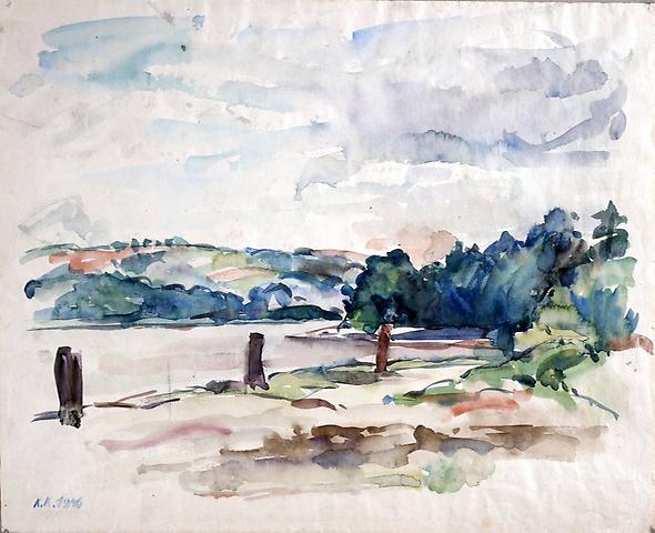 Bild 'An_der_Oise_bei_Pontoise_1946'