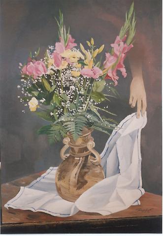 Bild 'Blumenstilleben_mit_geisterhafter_Hand_1992-04_'