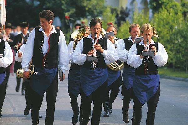 Blasmusik in Neckenmarkt, © Österreich Werbung/H.Wiesenhofer