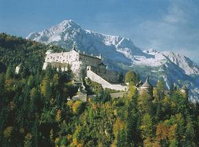 Festung Hohenwerfen mit Hagengebirge