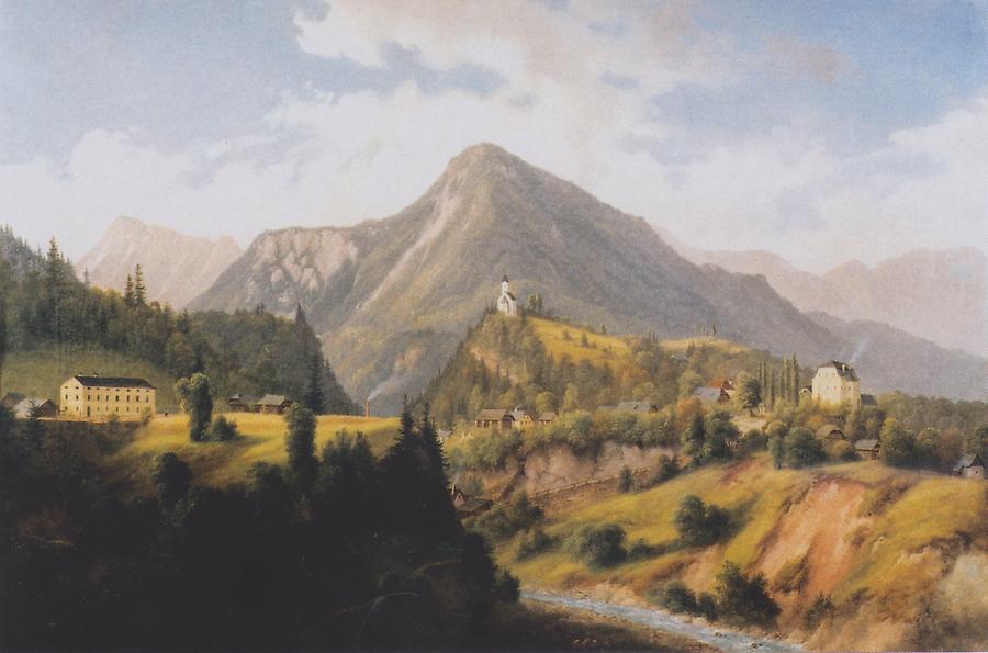 Gemälde von Markus Pernhart (1824–1871), Öl auf Leinwand, Aus: WikiCommons 