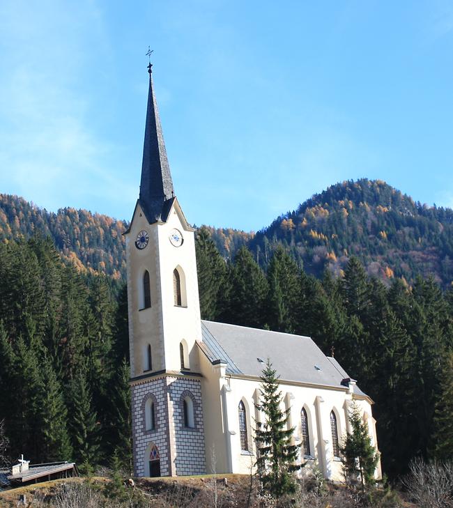 Evangelische Pfarrkirche in Weißbriach