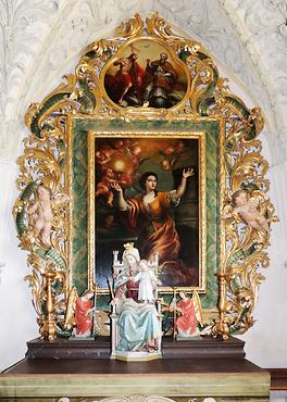 Dom, Barbaraaltar, Südkapelle