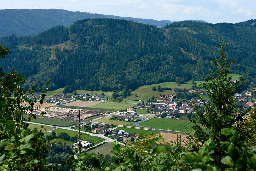 Blick von Lorenzenberg auf Micheldorf