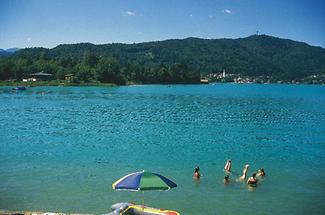 Wörthersee, Blick auf Maria Wörth