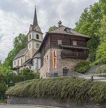 Pfarrkirche und Messnerhaus