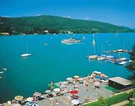 Wörthersee bei Velden, Schiff Thalia