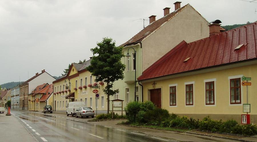 Häuserzeile im Zentrum