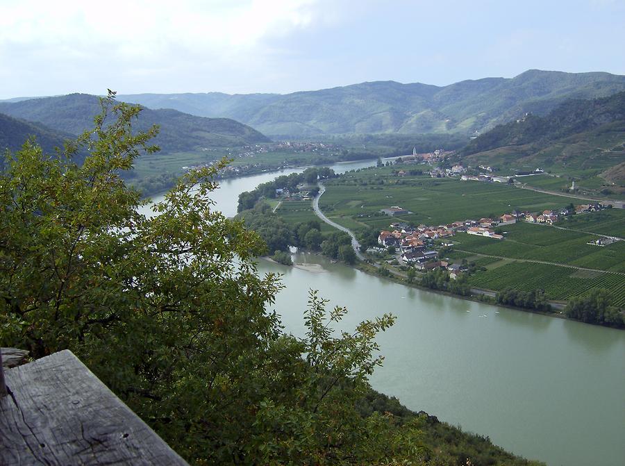 Ferdinandswarte, Blick Richtung Dürnstein