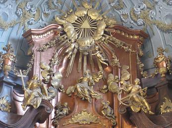 Stiftskirche Herzogenburg - Altar Glaube, Hoffnung, Liebe