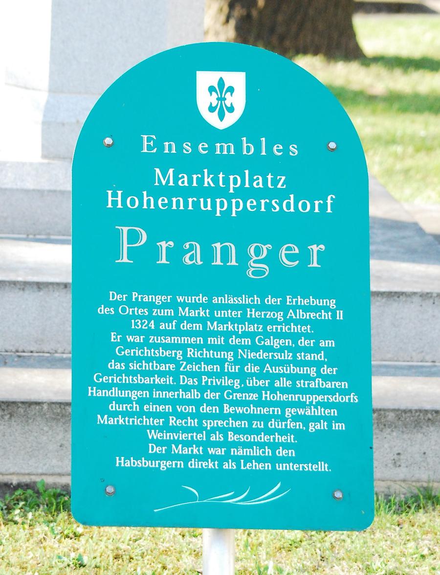 Hohenruppersdorf - Pranger