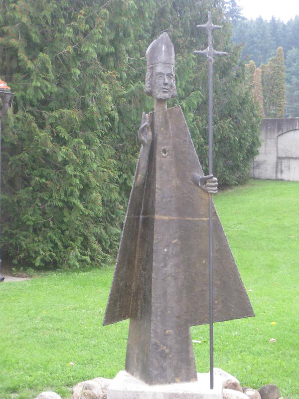Hellerhof - Bronzeplastik Erzbischof Dietmar von Salzburg