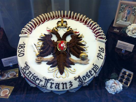 Bad Ischl, Pfarrgasse 7, Café-Konditorei Zauner, Kaiser Franz Joseph-Torte