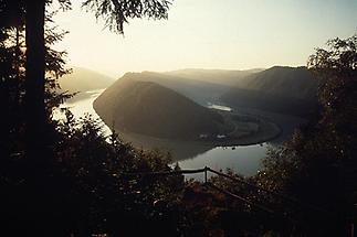 Haibach ob der Donau - Schlögener Donauschlinge bei Sonnenun