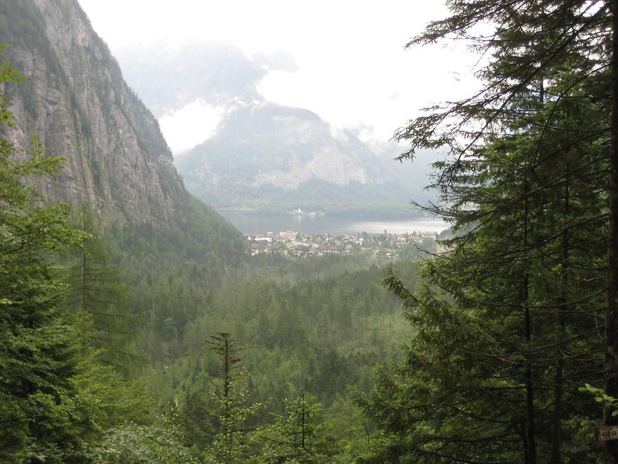 Echerntal, Blick auf den Hallstättersee