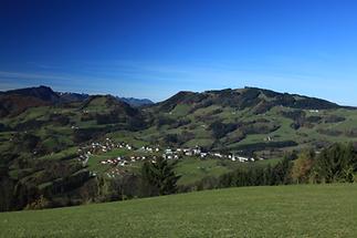 Blick auf Ennstaler Berge