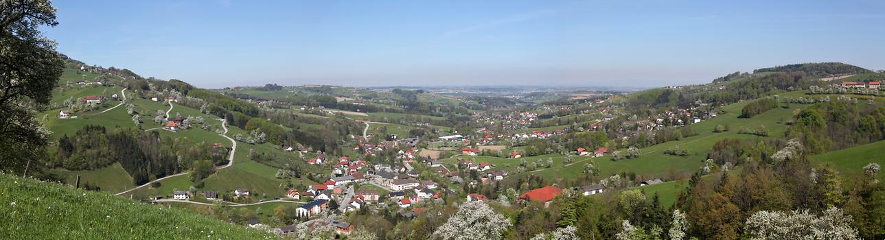 Blick über Kleinraming Richtung Steyr