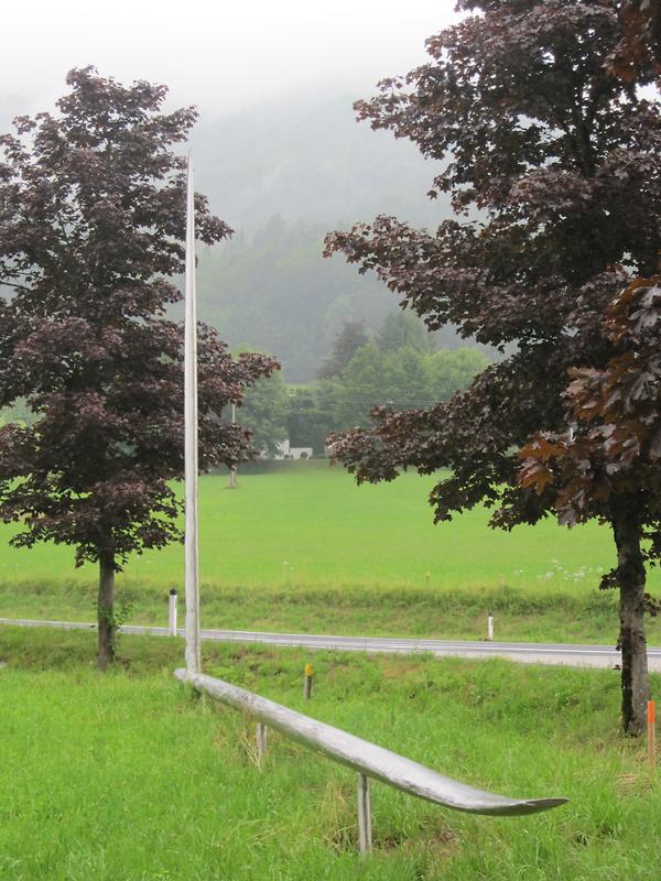 Mondsee Land Art, Sehzeichen von Marianne Maderna, Foto: © Ewald Judt 