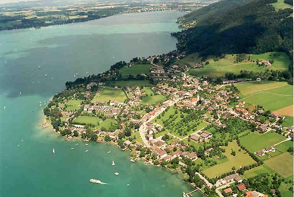 Weyregg am Attersee, Luftaufnahme