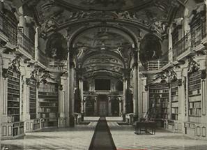 Bibliothek, Zeichnung 1914