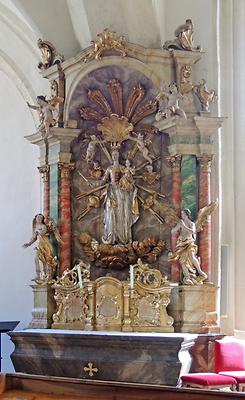 Seitenaltar links, um 1750