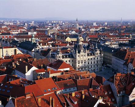 Graz, Blick auf Rathaus