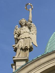 Graz, Dach des Mausoleum, Detail