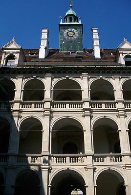 Graz, Landhaus, Arkaden des Renaissance-Innenhofs