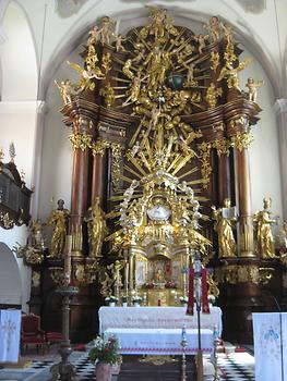 Franziskanerkloster - Wallfahrtskirche, Hauptaltar
