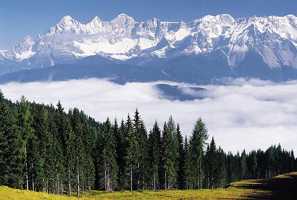 Schladming, Blick auf Dachstein