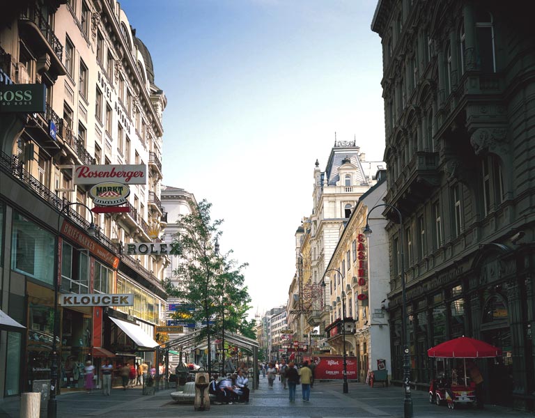 Kärntner Straße in der Wiener Innenstadt