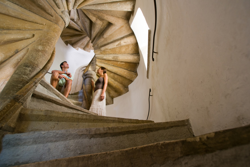 Doppelwendeltreppe (8) | Graz | Bildlexikon Steiermark | Bilder im