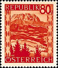 Briefmarke Landschaft