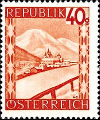 Briefmarke Mariazell