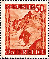 Briefmarke Silvrettagruppe