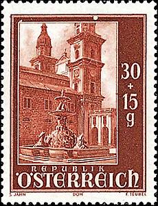 Briefmarke Salzburger Dom